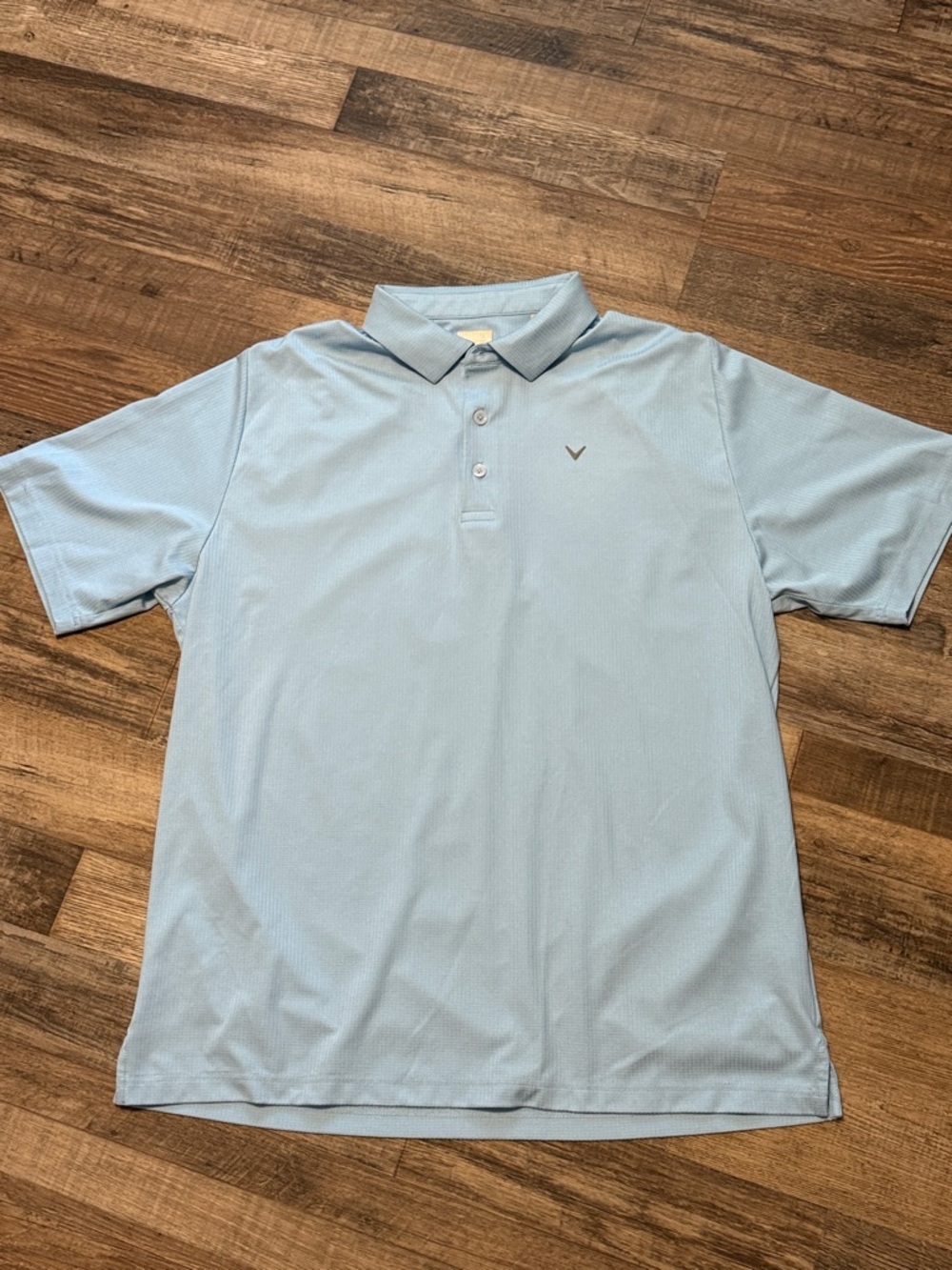 Callaway Opti-Dri Mens Large Blue Short Sleeve Golf Polo Shirt Large